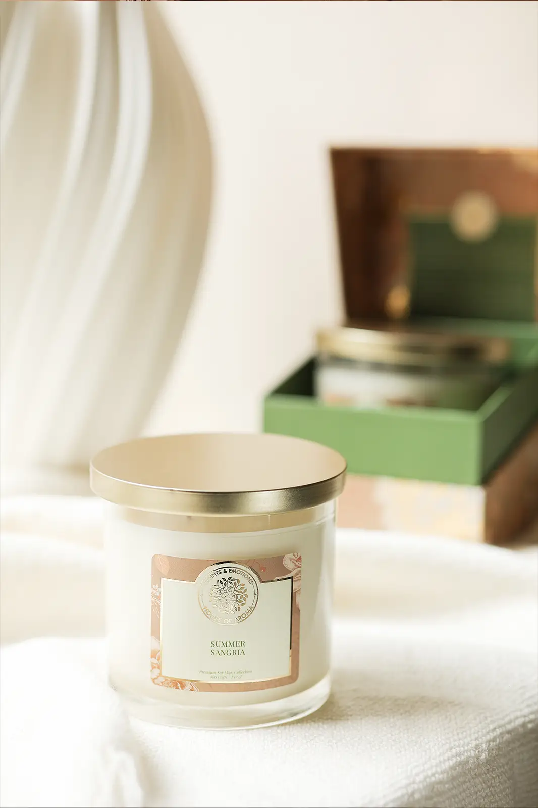 Natural Wax Summer Sangria 3 Wick Candles, Hand Poured Soy Candles, 3 Wick Soy Wax Candles, Summer Scented Candles, Fragrance Candles, Summer Candles, Tropical Scent, Tropical Candle, Tropical Unisex Fragrance, Tropical Vibe Fragrance, Scented Floral Candles, House Of Aroma